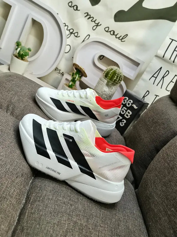 white Adidas Adizero Adios Pro 4 - Hình 5
