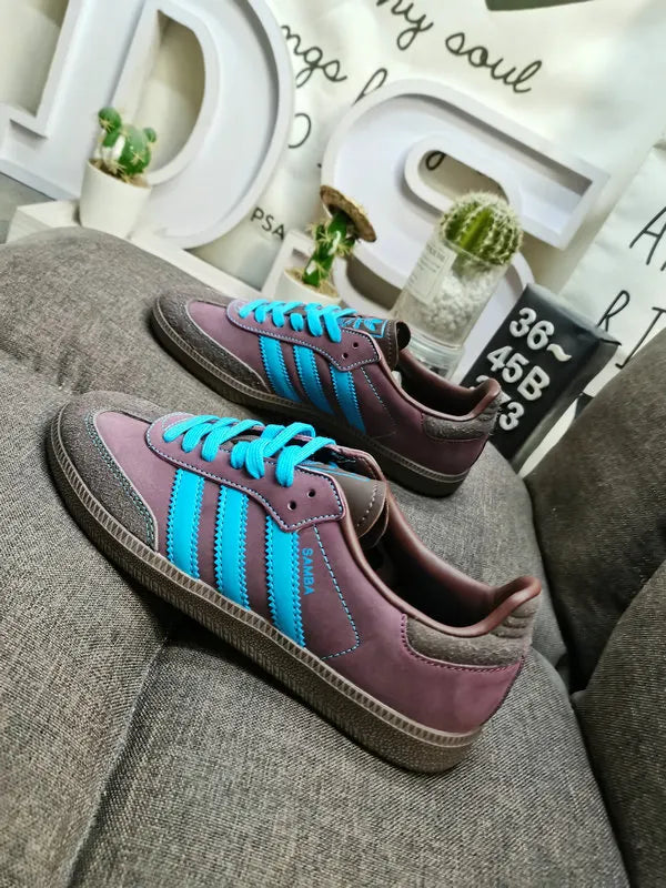 Adidas Samba Purple Blue - Hình 5