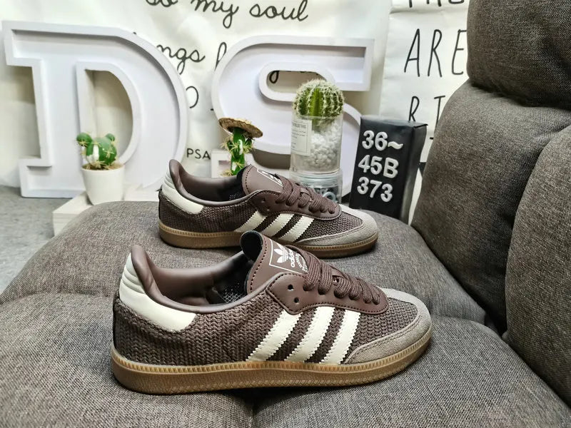 vintage Adidas Samba Knit Brown