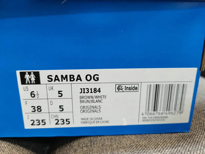vintage Adidas Samba Knit Brown - Hình 10