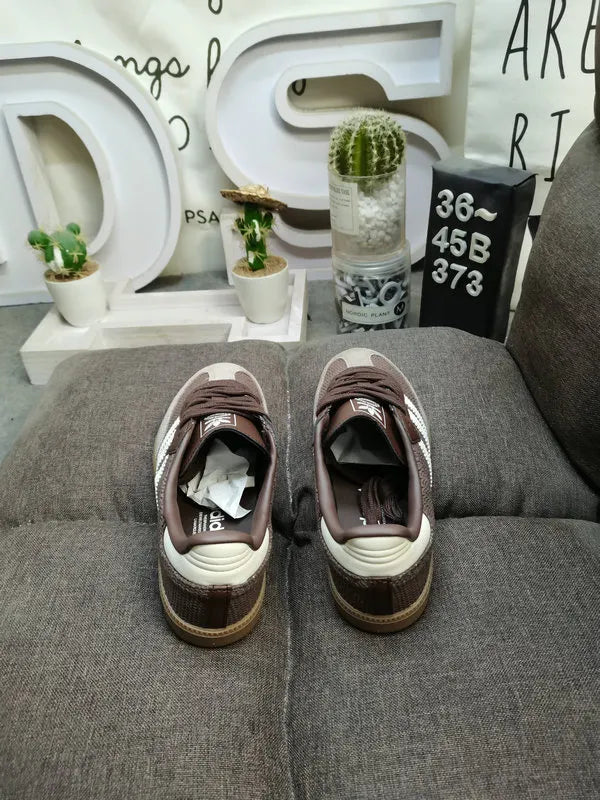 vintage Adidas Samba Knit Brown - Hình 4