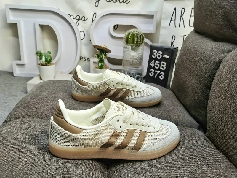 Adidas Samba Cream Brown Woven