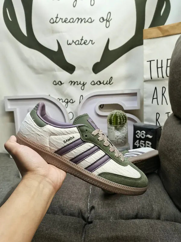 Adidas Samba Hemp Green Lilac - Hình 7