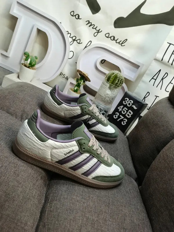 Adidas Samba Hemp Green Lilac - Hình 3