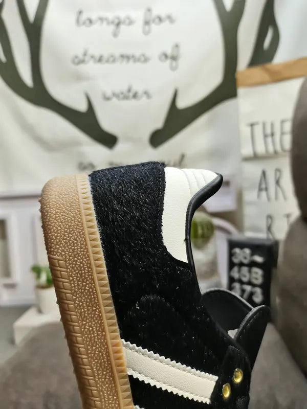 Adidas Samba Black Fuzzy - Hình 8