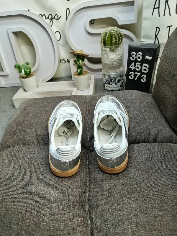 Adidas Samba Silver Crackle gum - Hình 4