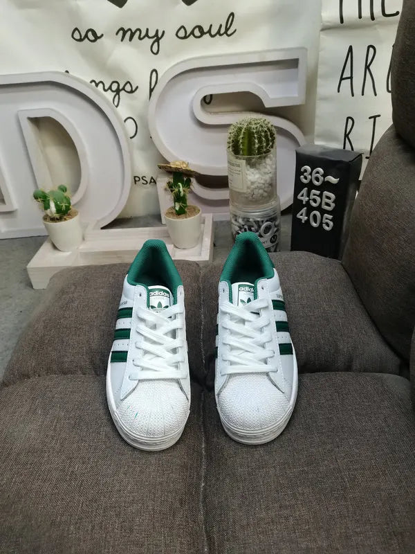 trim Adidas Superstar White Blue - Hình 88