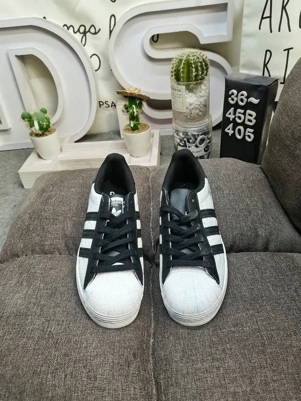trim Adidas Superstar White Blue - Hình 53