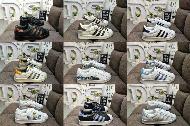 trim Adidas Superstar White Blue - Hình 115