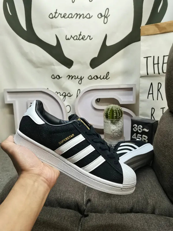 trim Adidas Superstar White Blue - Hình 66