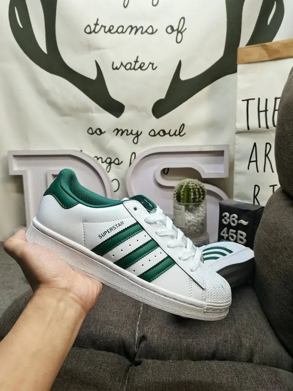 trim Adidas Superstar White Blue - Hình 93