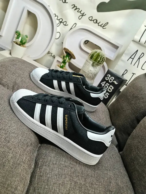 trim Adidas Superstar White Blue - Hình 64