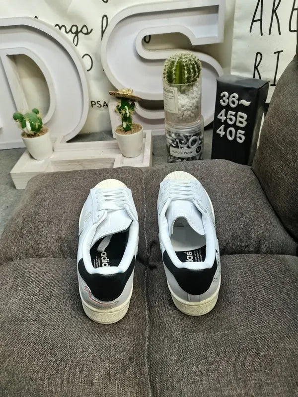 trim Adidas Superstar White Blue - Hình 81