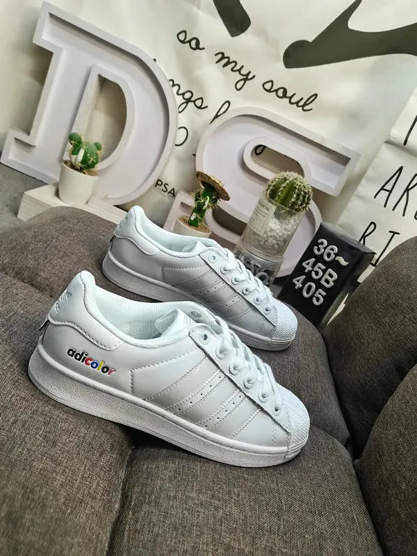 trim Adidas Superstar White Blue - Hình 107
