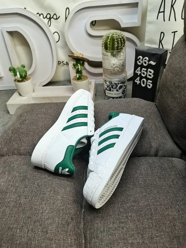 trim Adidas Superstar White Blue - Hình 92