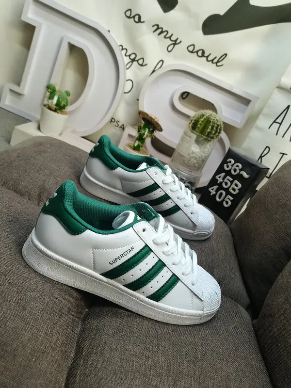 trim Adidas Superstar White Blue - Hình 89