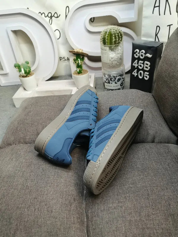 trim Adidas Superstar White Blue - Hình 39