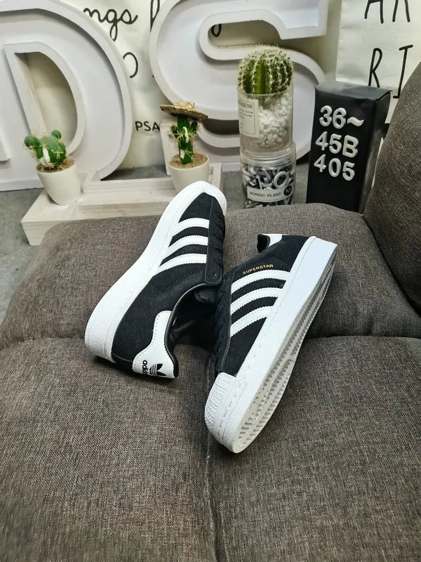 trim Adidas Superstar White Blue - Hình 65