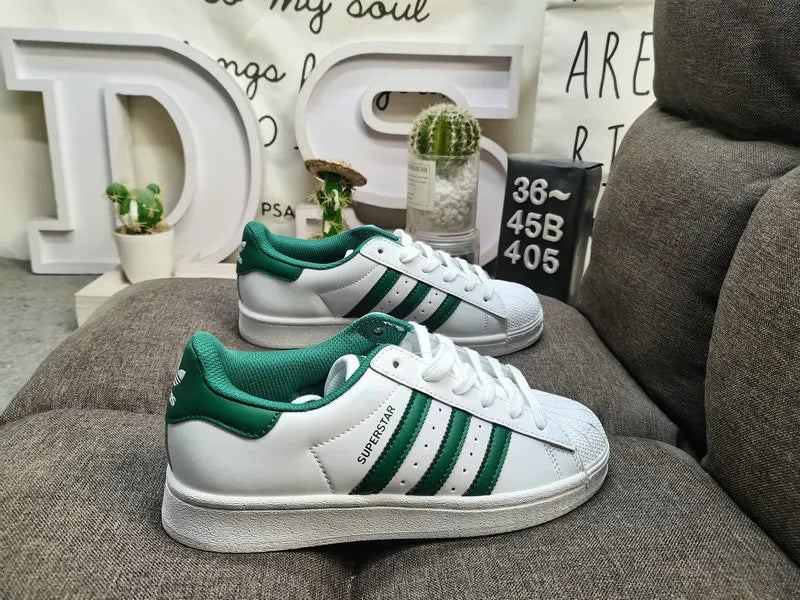 trim Adidas Superstar White Blue - Hình 87