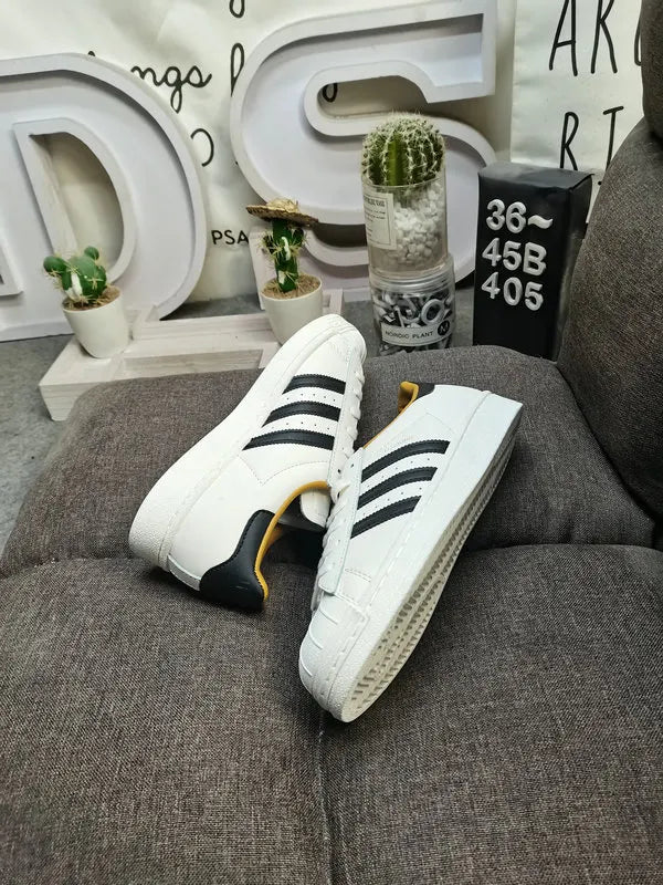 trim Adidas Superstar White Blue - Hình 30