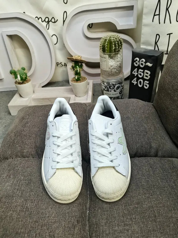 trim Adidas Superstar White Blue - Hình 79