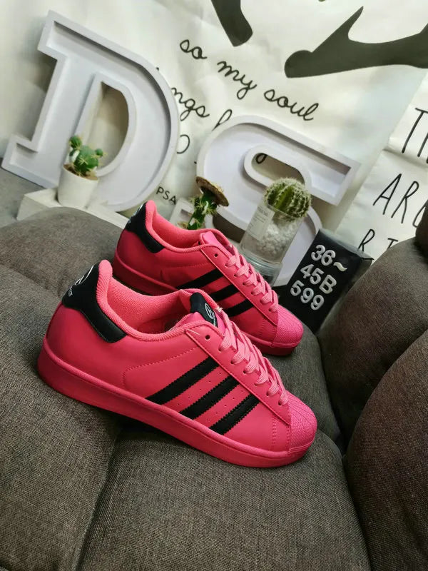 Adidas Superstar Pink Black - Hình 3