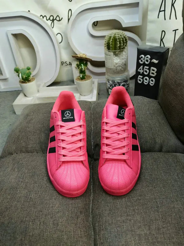 Adidas Superstar Pink Black - Hình 2