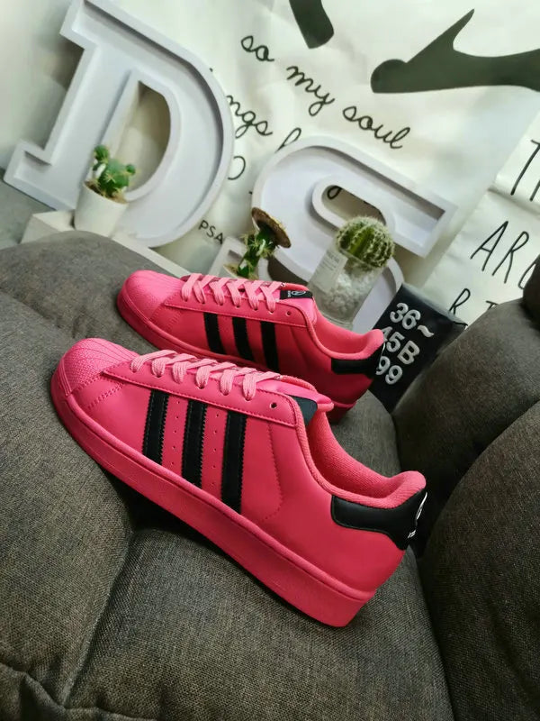 Adidas Superstar Pink Black - Hình 5