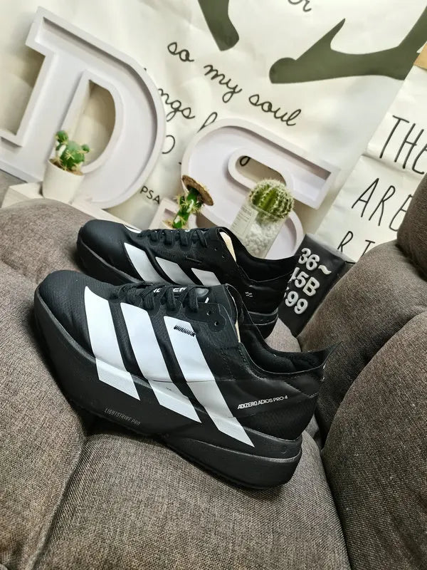black Adidas Adizero Adios Pro 4 - Hình 5