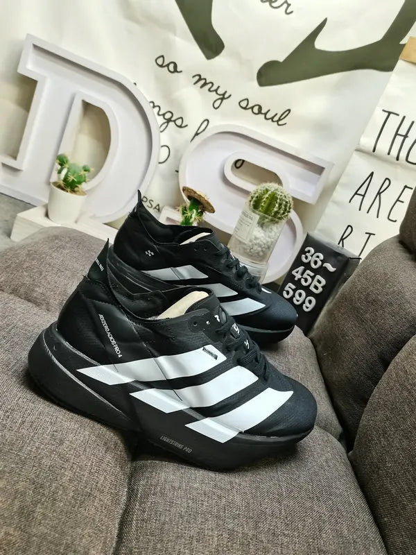 black Adidas Adizero Adios Pro 4 - Hình 3