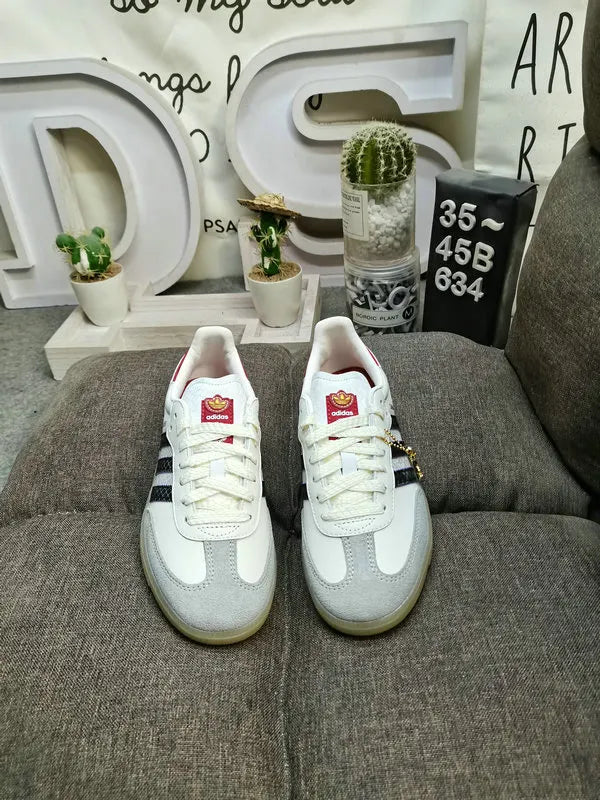 Adidas Samba Burgundy Heel - Hình 2