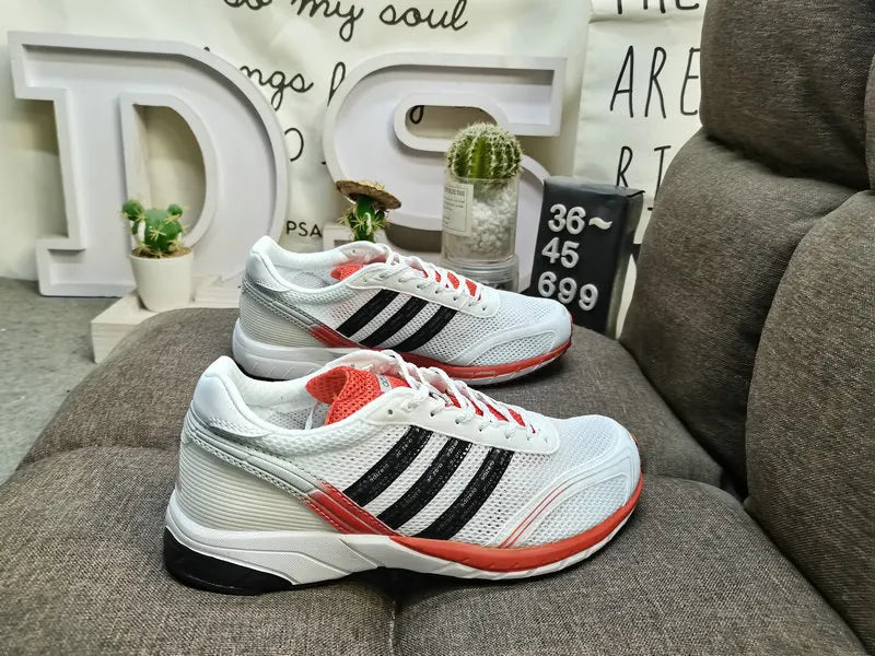 Adizero Feather White Red