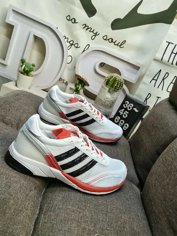Adizero Feather White Red - Hình 3