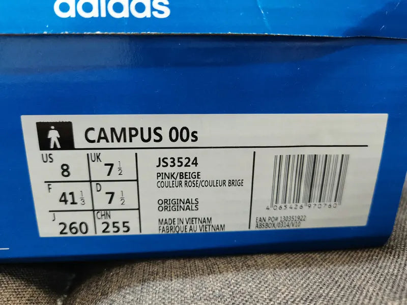 Adidas Campus 00s Beige Pink - Hình 10