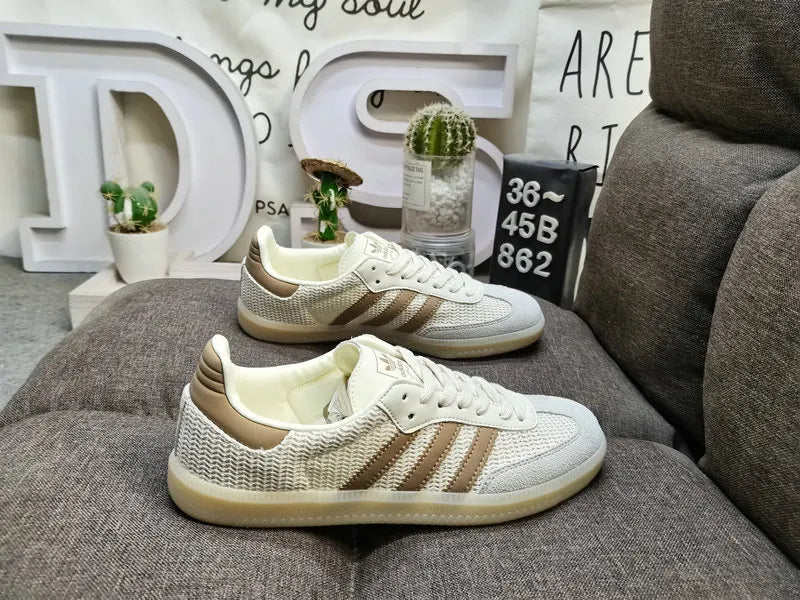 casual Adidas Samba Woven Beige