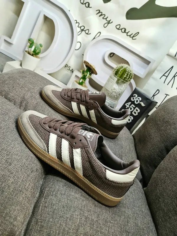 Adidas Samba Knit Brown - Hình 5
