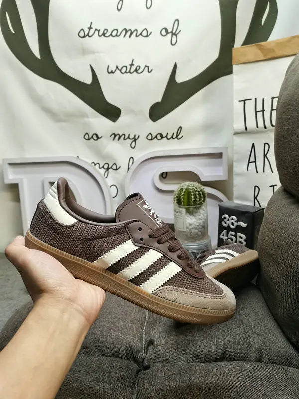 Adidas Samba Knit Brown - Hình 7