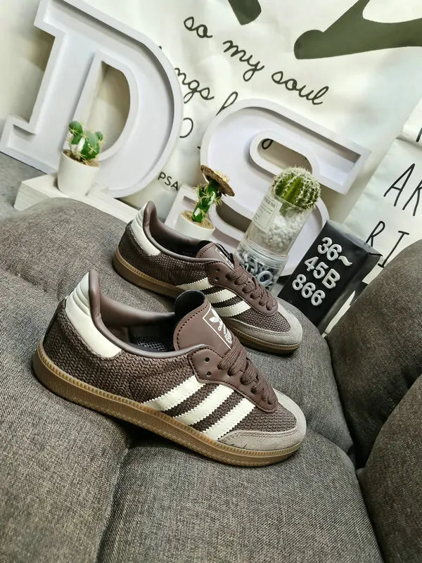 Adidas Samba Knit Brown - Hình 3