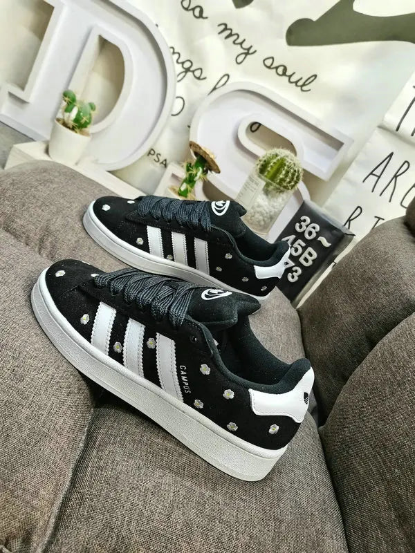 Adidas Campus Black Floral - Hình 4