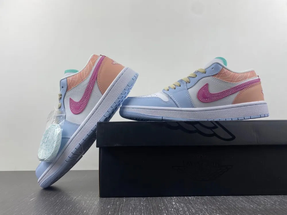 sky Air Jordan 1 Low Pastel - Hình 14
