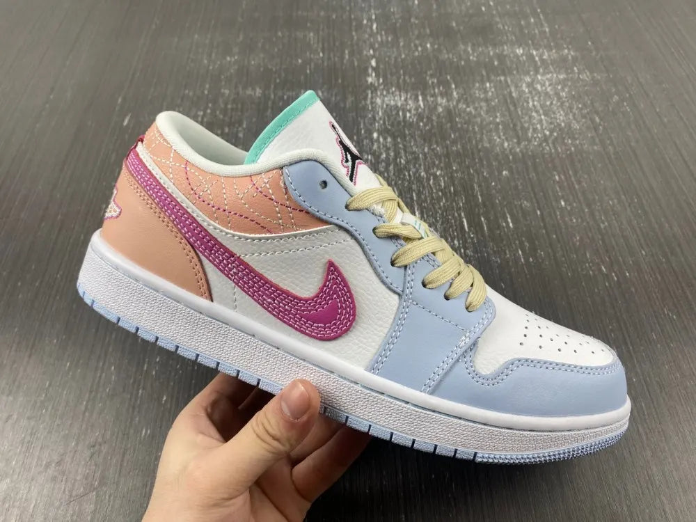 sky Air Jordan 1 Low Pastel - Hình 9