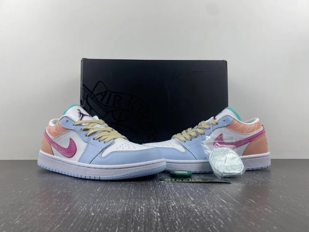 sky Air Jordan 1 Low Pastel - Hình 15