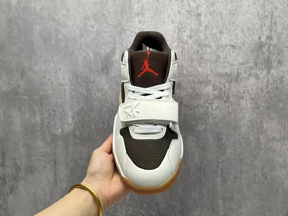 Travis Scott Jordan Trainer Brown/White - Hình 12