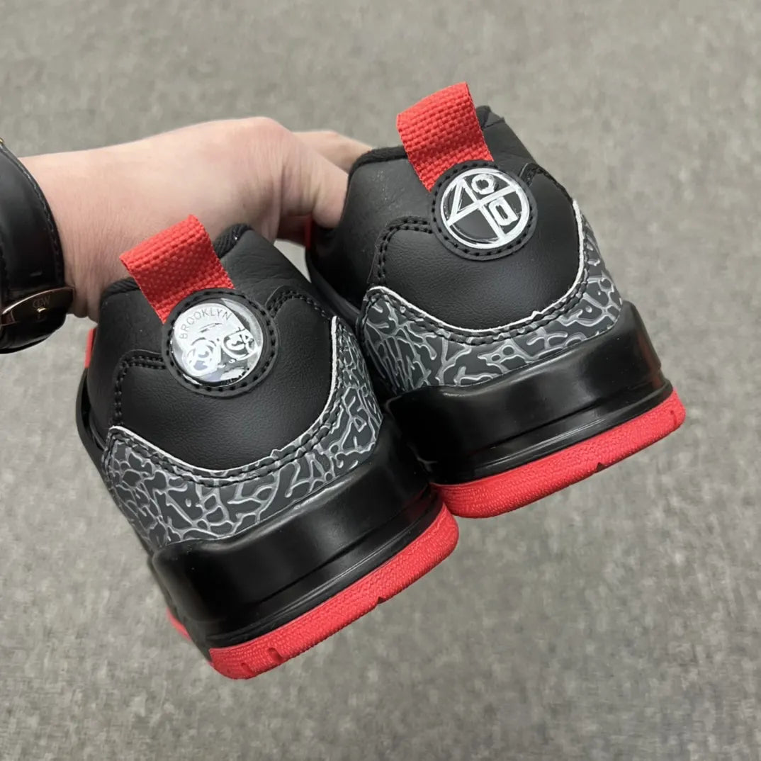 Air Jordan 4 Retro Black/Red - Hình 2