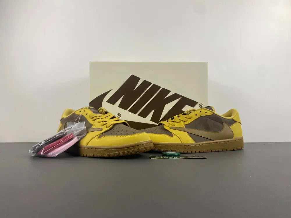 Travis Scott Olive Yellow - Hình 4